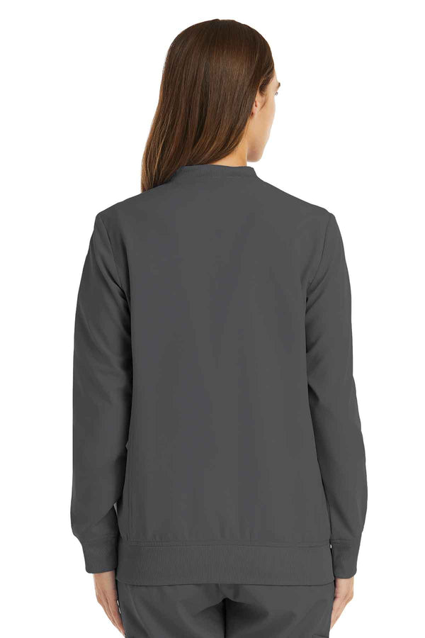 Women's Warm-up Zip Jacket (Pewter) Diagnostic Sonography