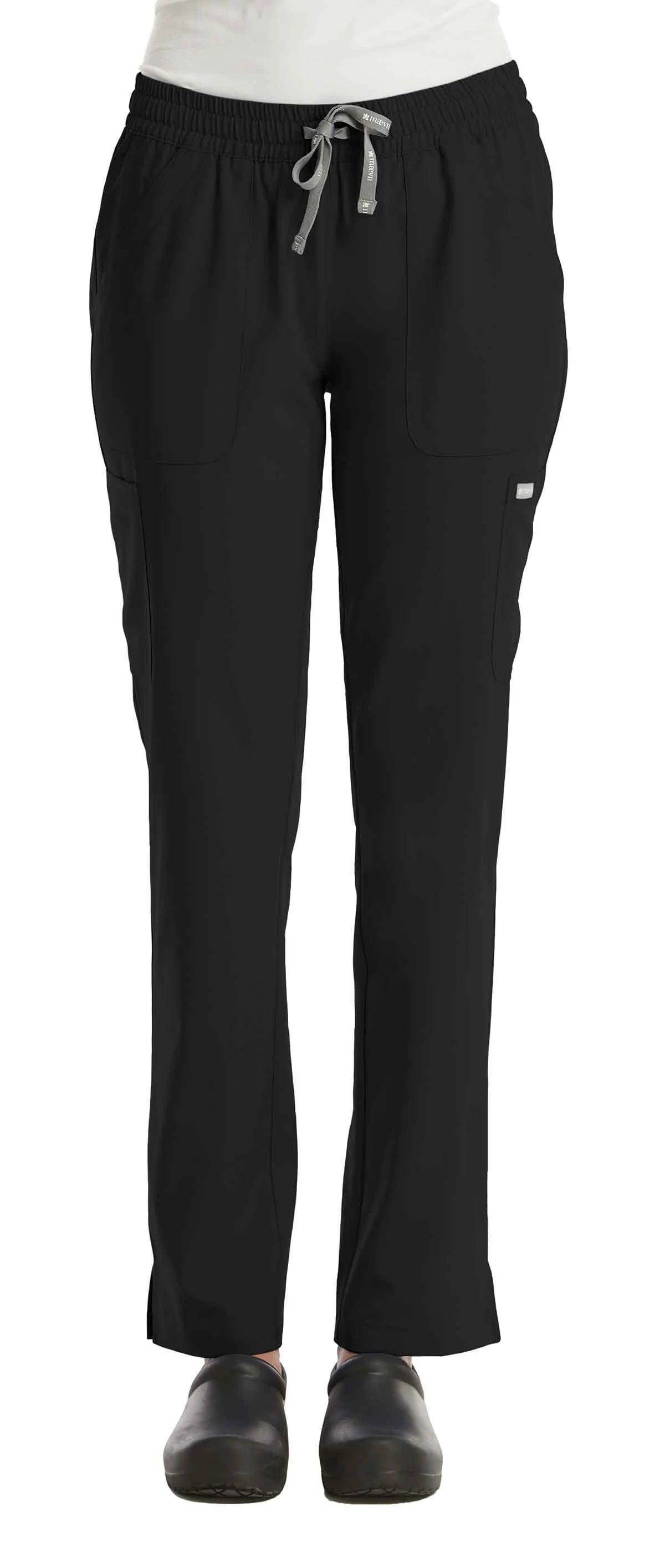 Women’s Straight Pants (Black)