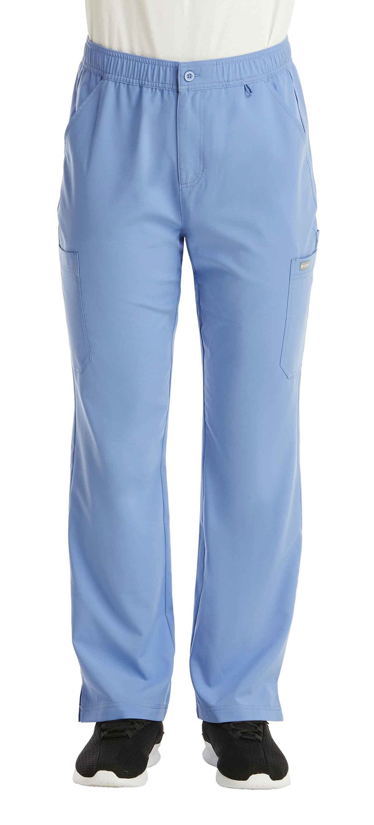 Men's Fly Front Cargo Pant (Ceil Blue) TCC Respiratory Program