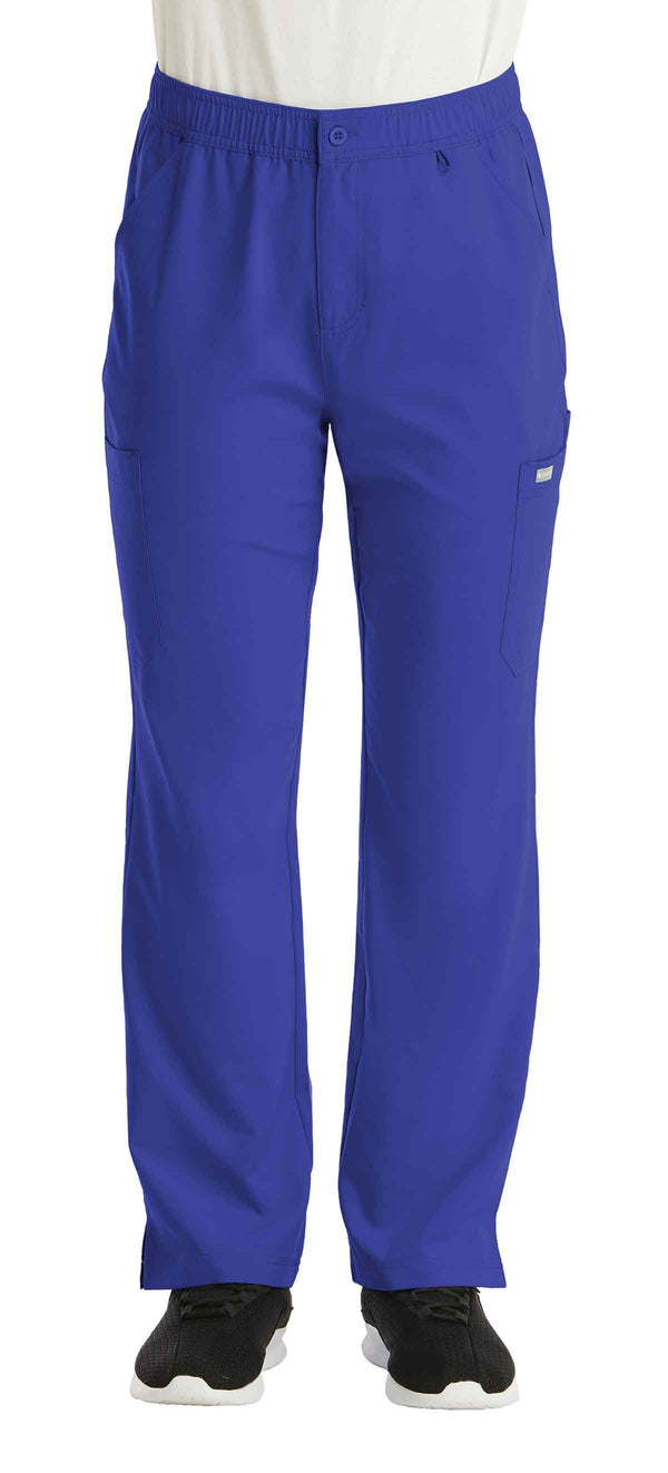 Men's Fly Front Cargo Pant (Galaxy Blue)