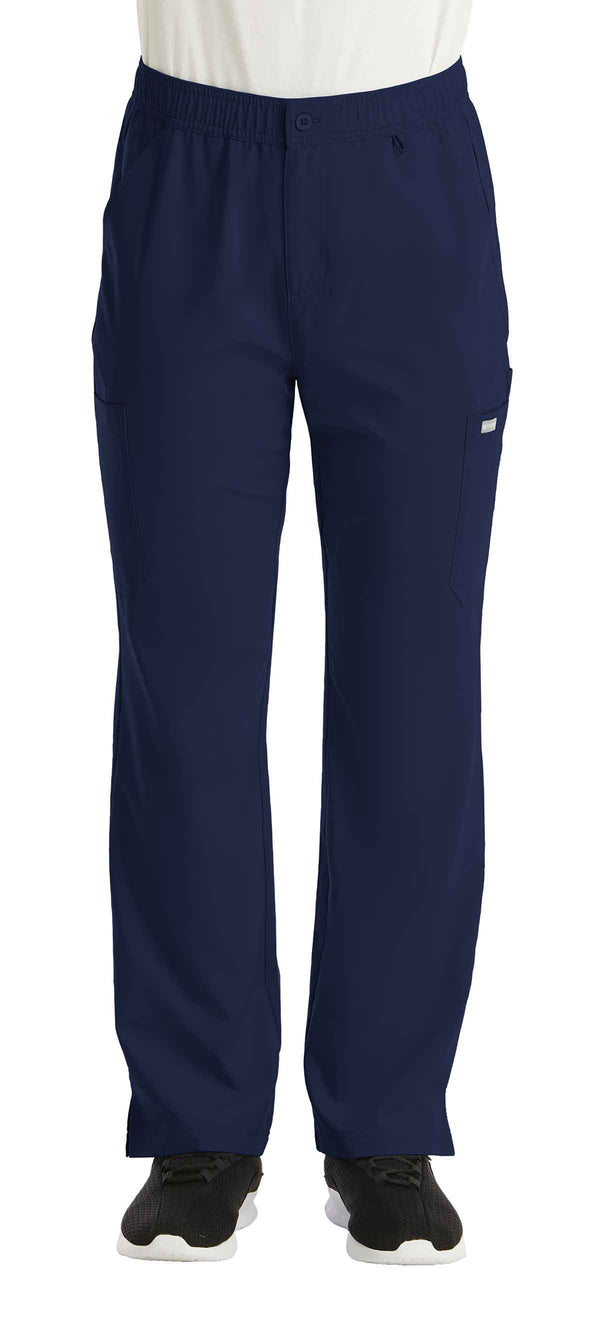 Men's Fly Front Cargo Pant (Navy) Nursing