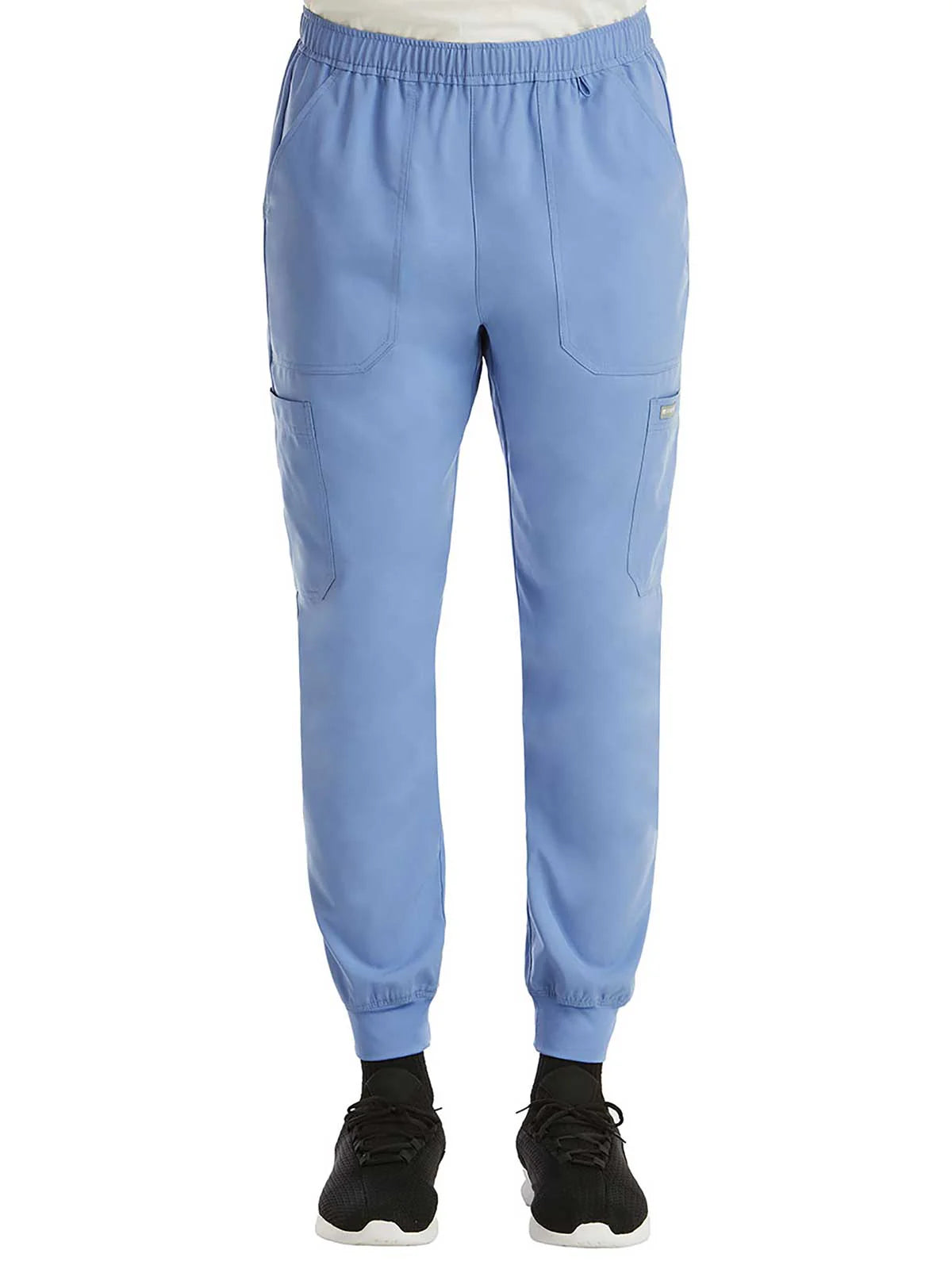 Men’s Full Elastic Waistband Jogger Pant (Ceil Blue) TCC Respiratory Program