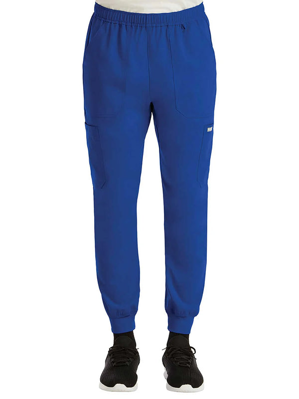 Men’s Full Elastic Waistband Jogger Pant (Royal Blue) Diagnostic Medical Sonography