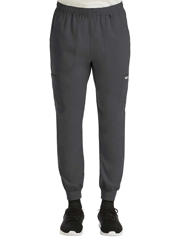 Men’s Full Elastic Waistband Jogger Pant (Pewter) Diagnostic Sonography