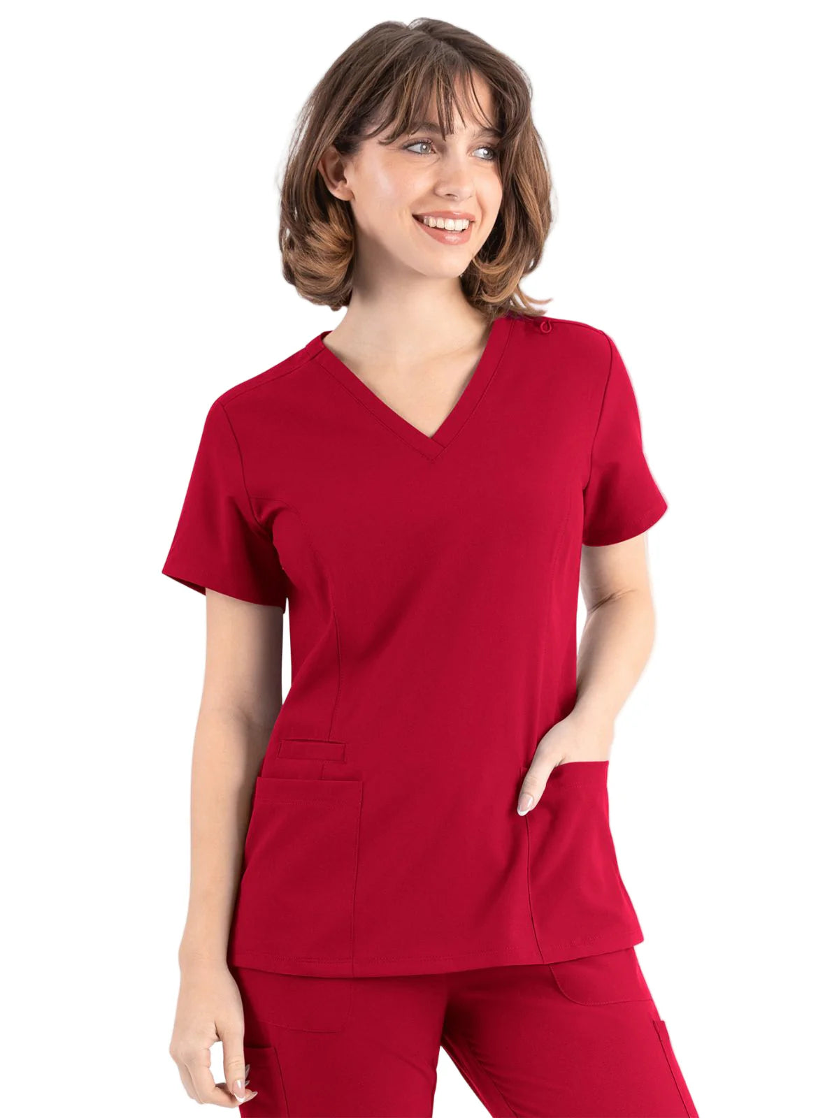 Women’s Double V-neck Top - Invasive Cardiovascular Technology